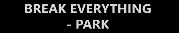 Логотип Break Everything - Park