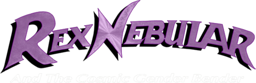 Логотип Rex Nebular and the Cosmic Gender Bender