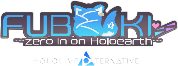 Логотип FUBUKI ~zero in on Holoearth~ HOLOLIVE ALTERNATIVE