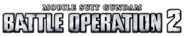 Логотип MOBILE SUIT GUNDAM BATTLE OPERATION 2