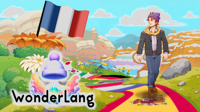Логотип WonderLang French