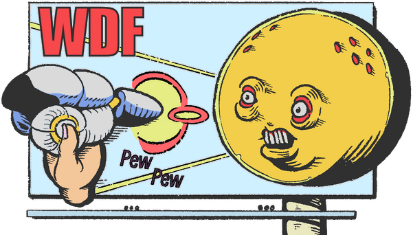 Логотип WDF (horizontal shmup)