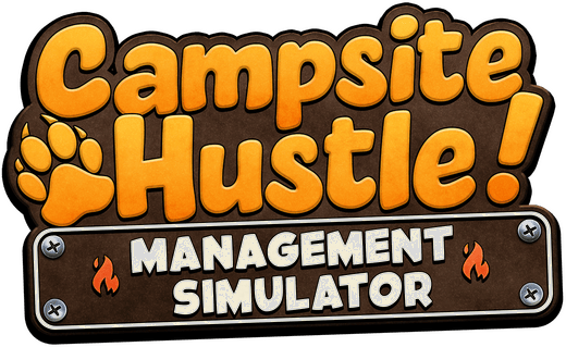 Логотип Campsite Hustle! - Management Simulator
