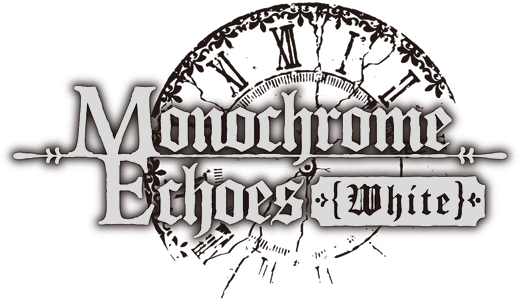 Логотип Monochrome Echoes - white -