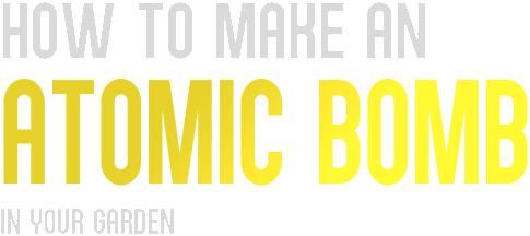 Логотип How to Make an Atomic Bomb in Your Garden