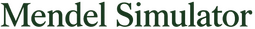 Логотип Mendel simulator
