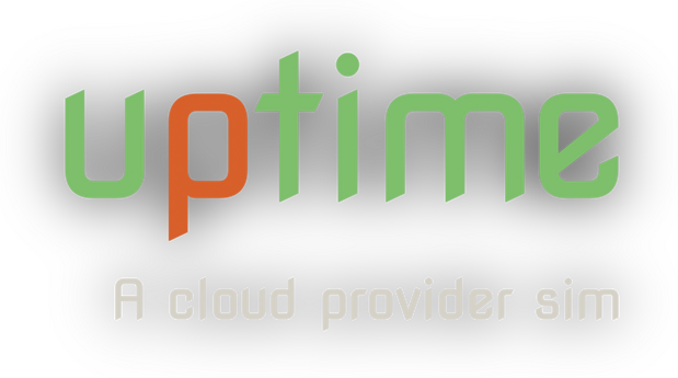 Логотип Uptime: A Cloud Provider Sim