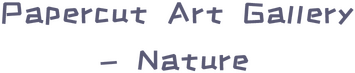 Логотип Papercut Art Gallery-Nature