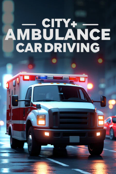 City Ambulance Car Driving