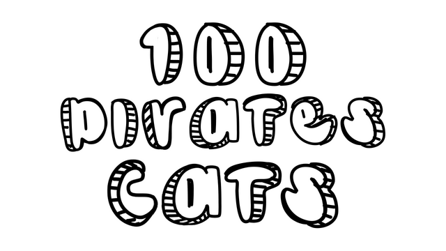 Логотип 100 Pirate Cats