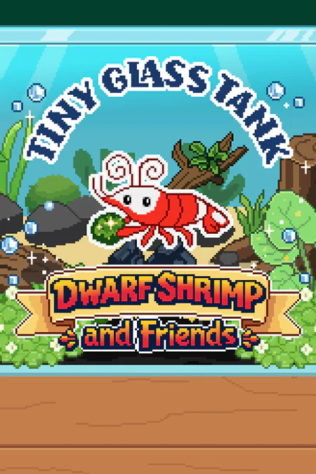 Tiny Glass Tank: Dwarf Shrimp and Friends
