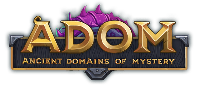 Логотип ADOM (Ancient Domains Of Mystery)