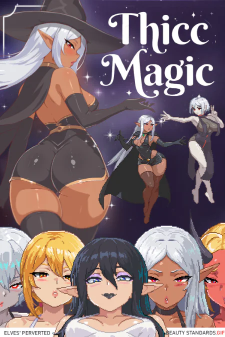 Thicc Magic: Elves' Perverted Beauty Standards gif