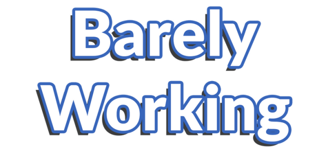 Логотип Barely Working