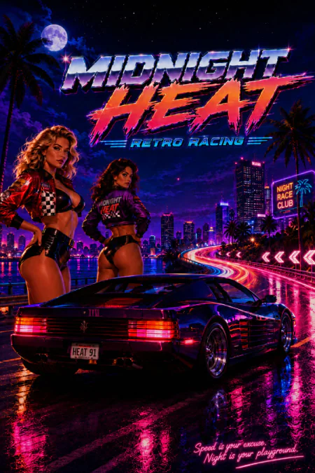 Midnight Heat: Retro Racing
