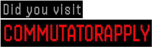 Логотип Did you visit CommutatorApply