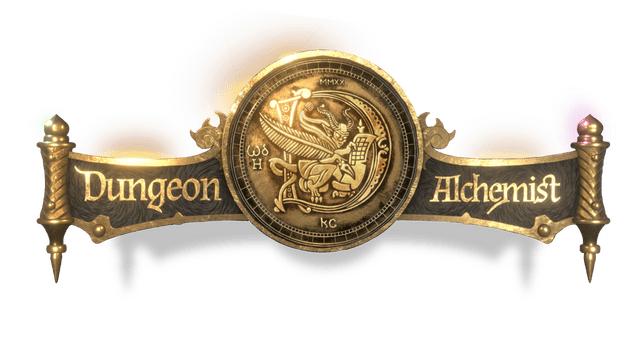 Логотип Dungeon Alchemist