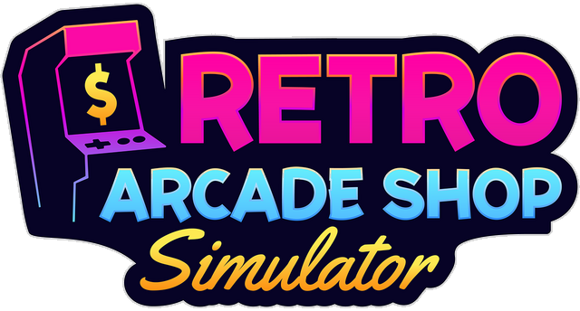 Логотип Retro Arcade Shop Simulator