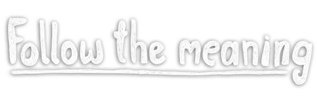 Логотип Follow the meaning