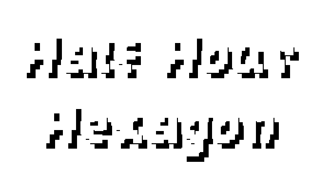 Логотип Half Hour Hexagon