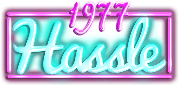 Логотип Hassle 1977