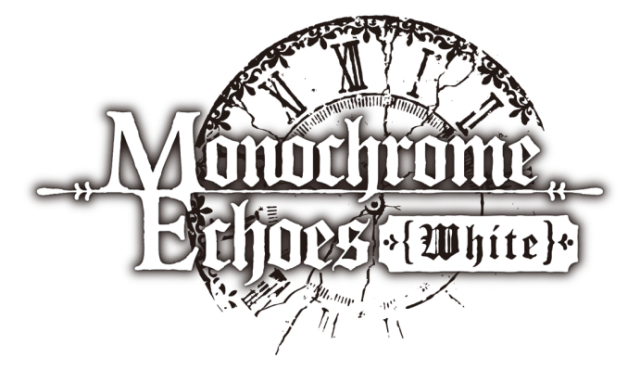 Логотип Monochrome Echoes - white -