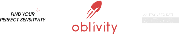 Логотип Oblivity - Find your perfect Sensitivity