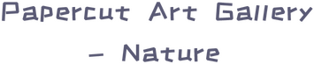 Логотип Papercut Art Gallery-Nature