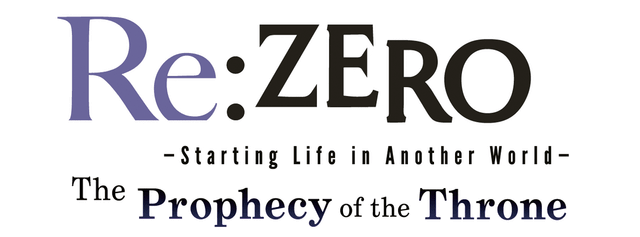 Логотип Re:ZERO -Starting Life in Another World- The Prophecy of the Throne