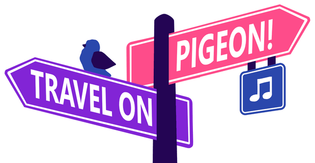 Логотип Travel On, Pigeon!