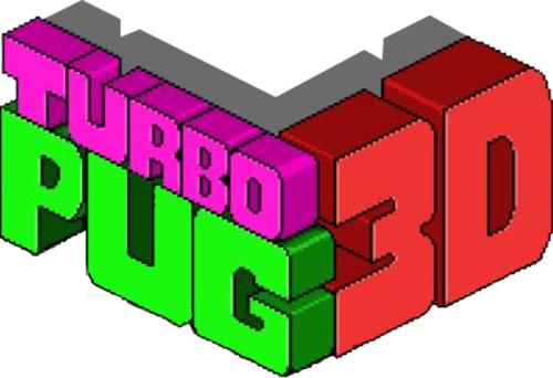 Логотип Turbo Pug 3D