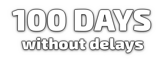 Логотип 100 Days without delays